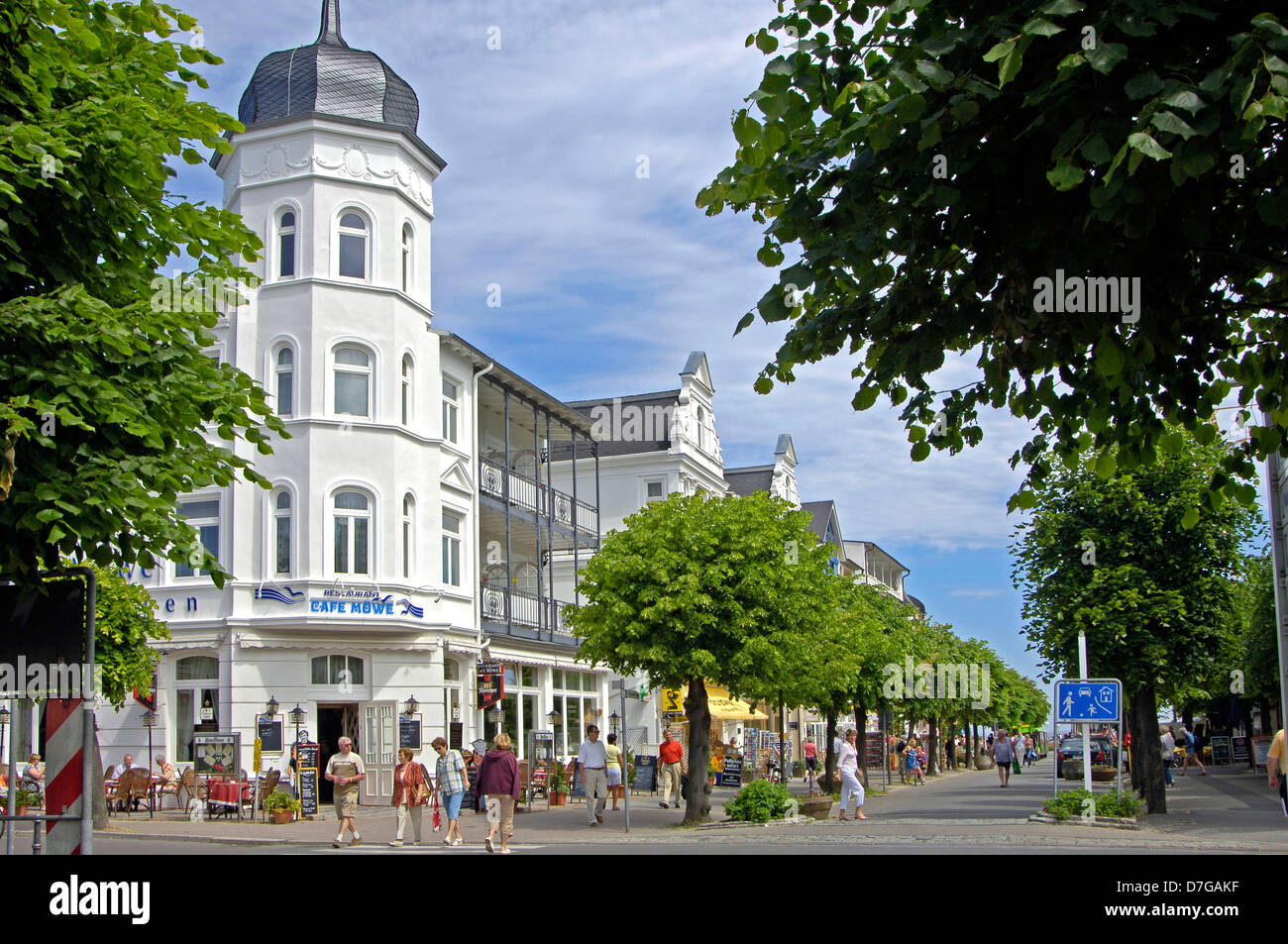 Germany, Mecklenburg-West Pomerania, island Rügen, Ruegen, Binz, Baltic sea Stock Photo