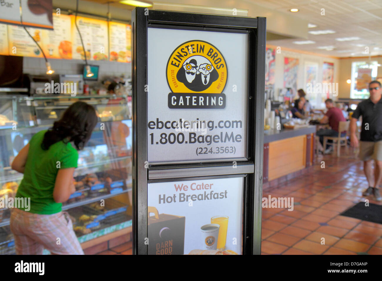 Einstein bagels sign hires stock photography and images Alamy