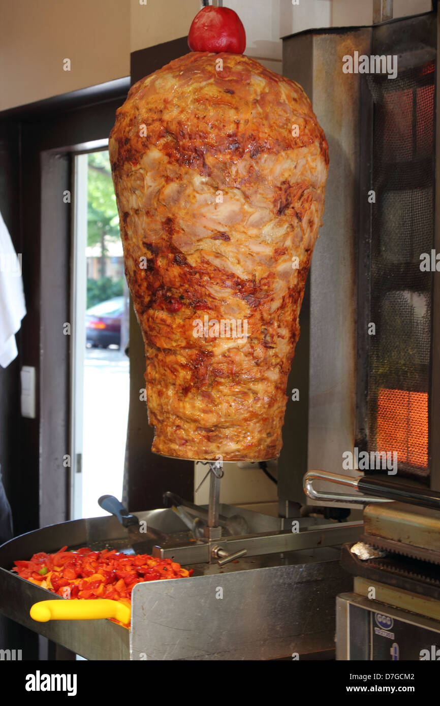 Berlin Fast Food doner kebab Stock Photo Alamy