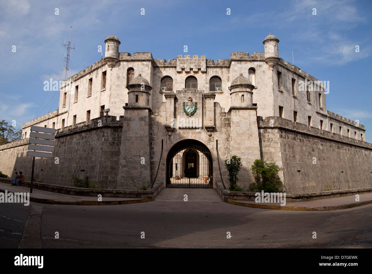 fortress Castillo de la Real Fuerza in the old town of Havana, Cuba, Caribbean Stock Photo