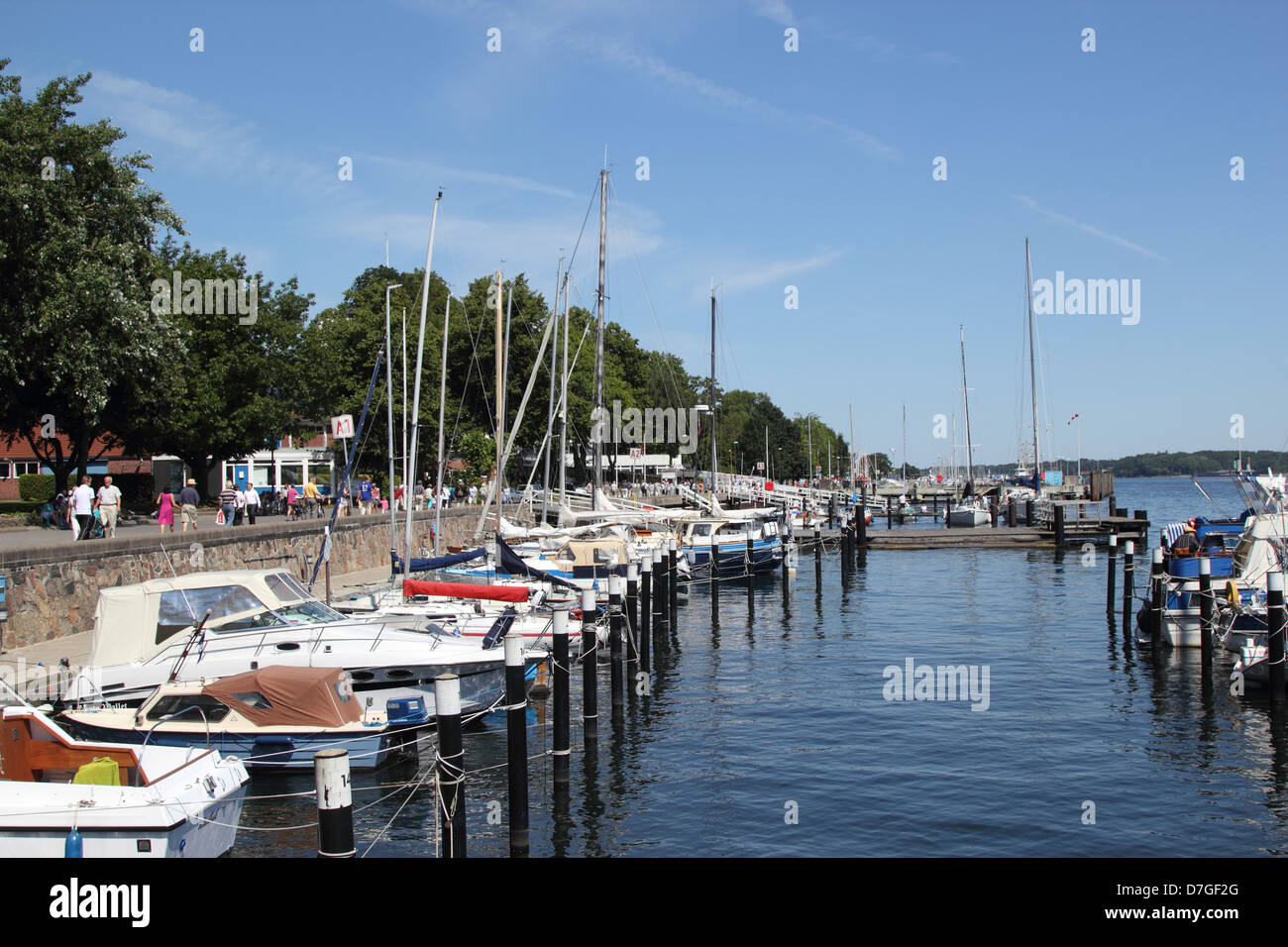 Kiel Schleswig Holstein  marina Stock Photo