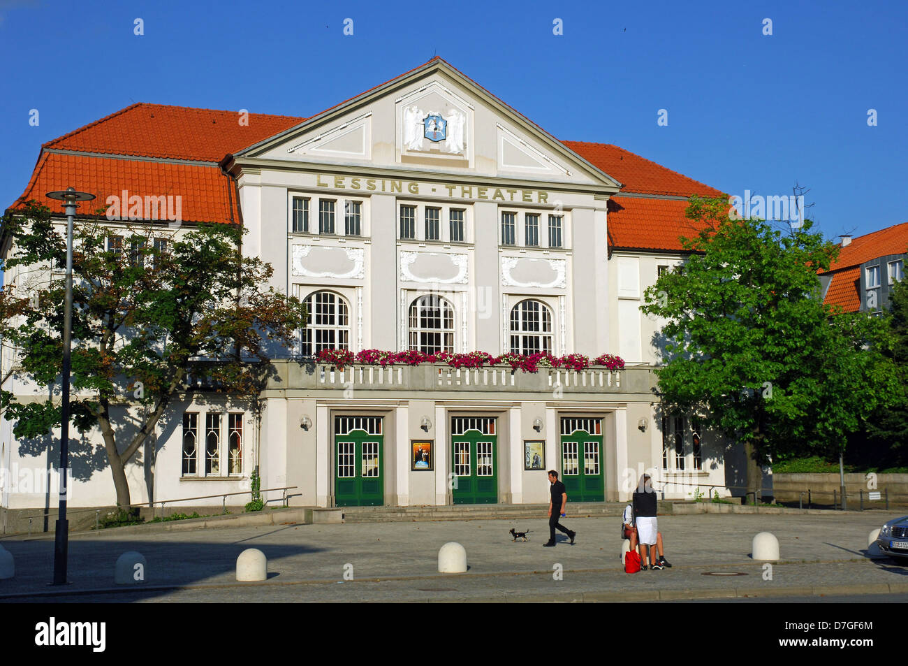 Germany, Lower Saxony, Wolfenbüttel, framework, Lessing-Theater Stock Photo