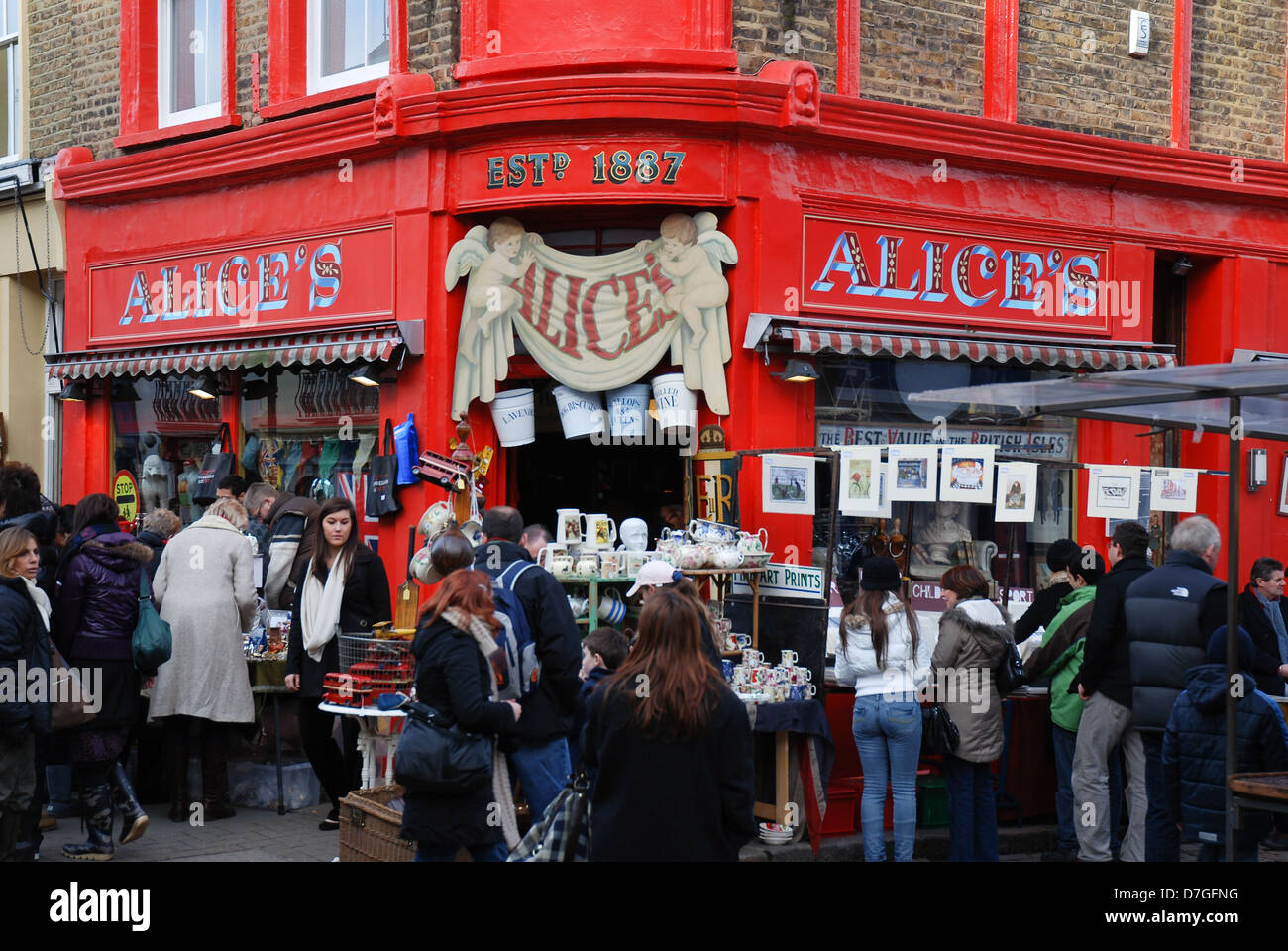 Portobello Market, Notting Hill, London, England Stock Photo - Alamy