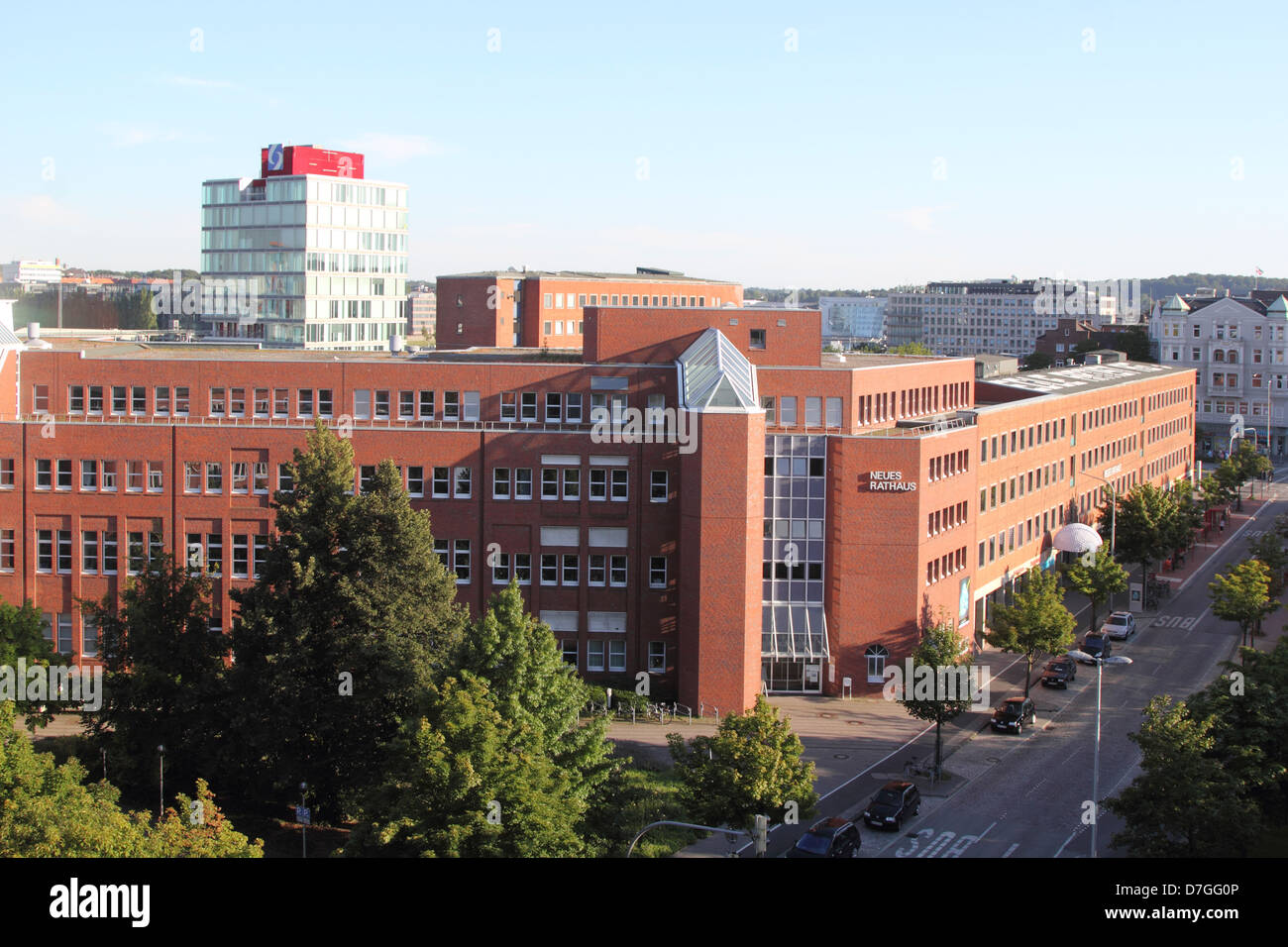 Kiel Schleswig Holstein new town hall Stock Photo Alamy