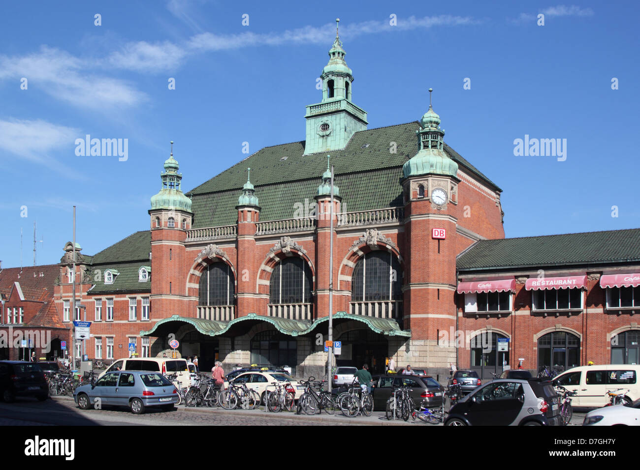 Lübeck Schleswig Holstein main station Stock Photo
