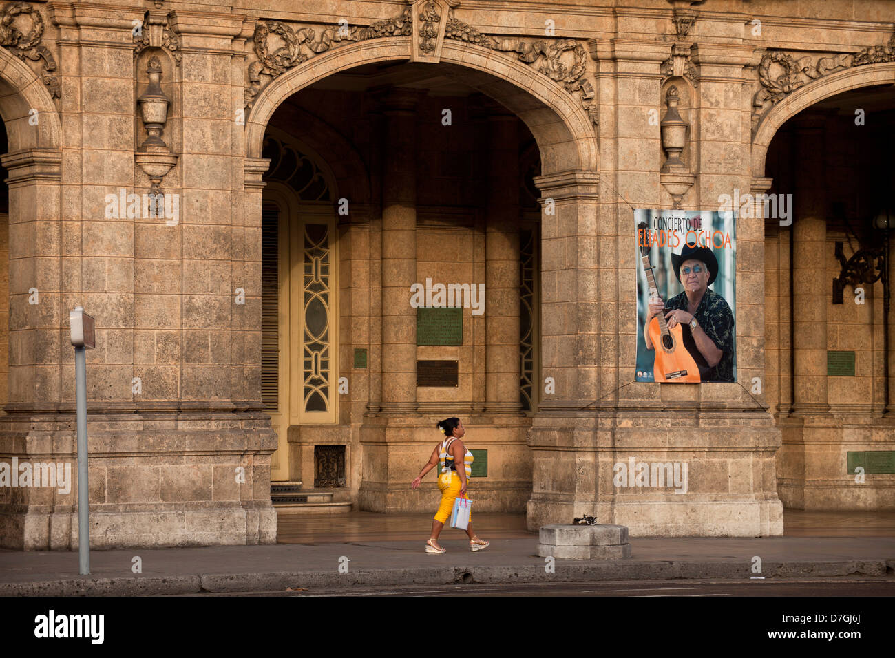 the theatre Gran Teatro de La Habana in Havana, Cuba, Caribbean Stock Photo