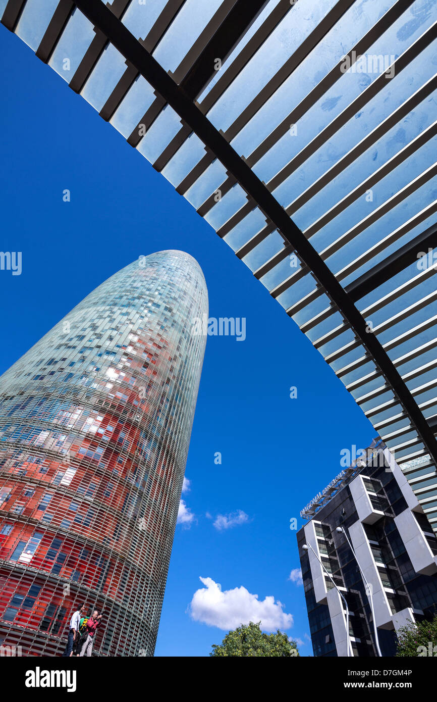 Torre agbar barcelone hires stock photography and images Alamy