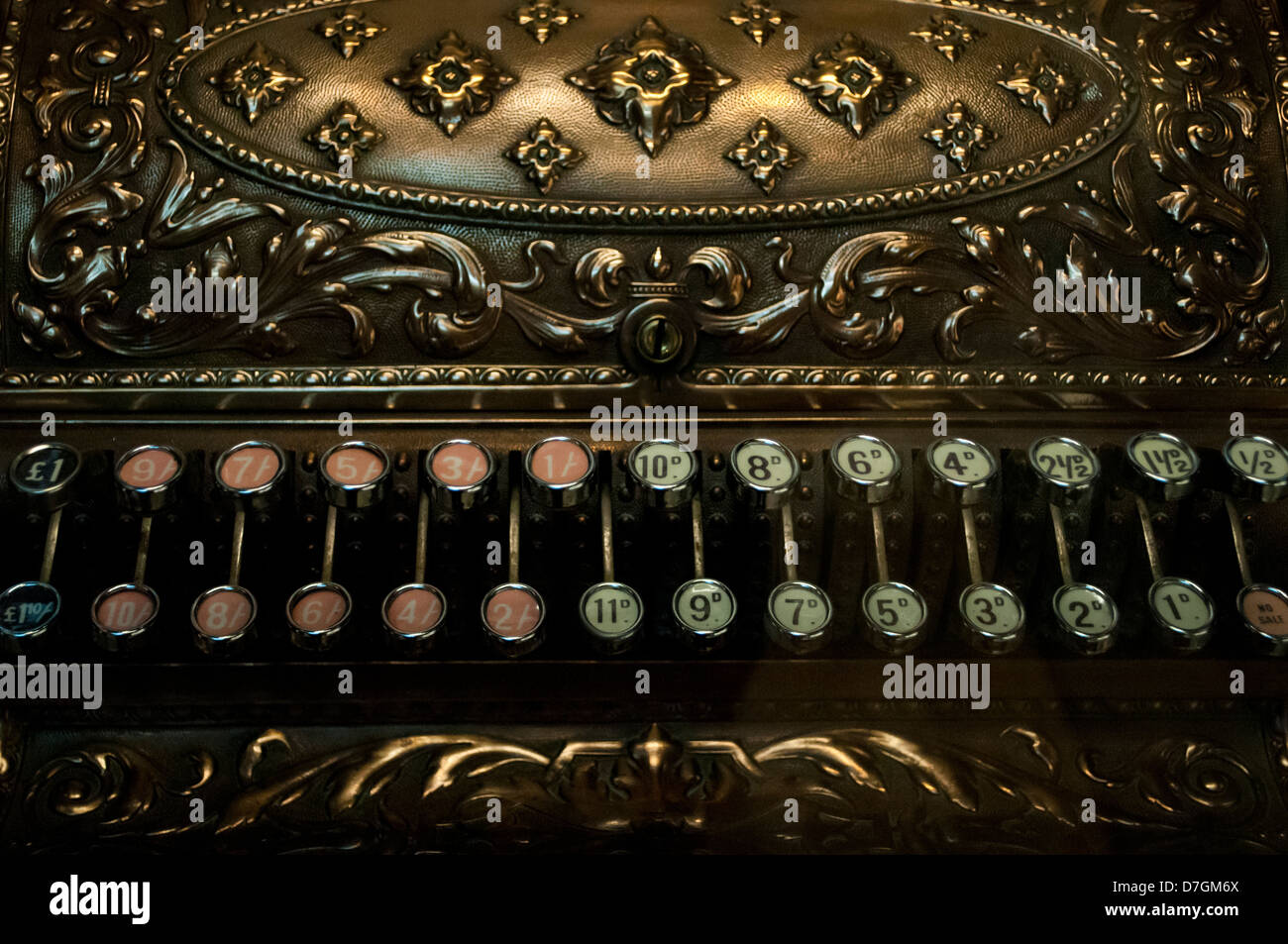 Tiffany cash register, 1901, British Museum, London, UK Stock Photo Alamy