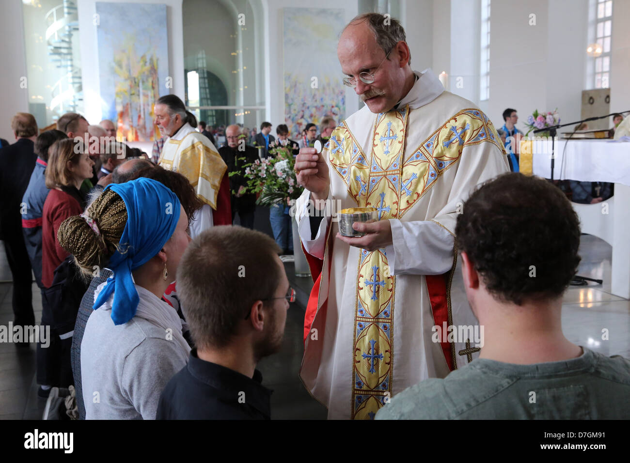Sacrament of the Last Supper in the old medieval rite of the lutheran ...