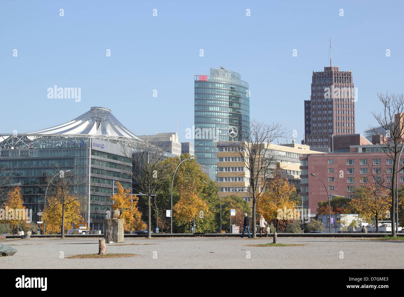 Berlin Potsdamer Square Stock Photo