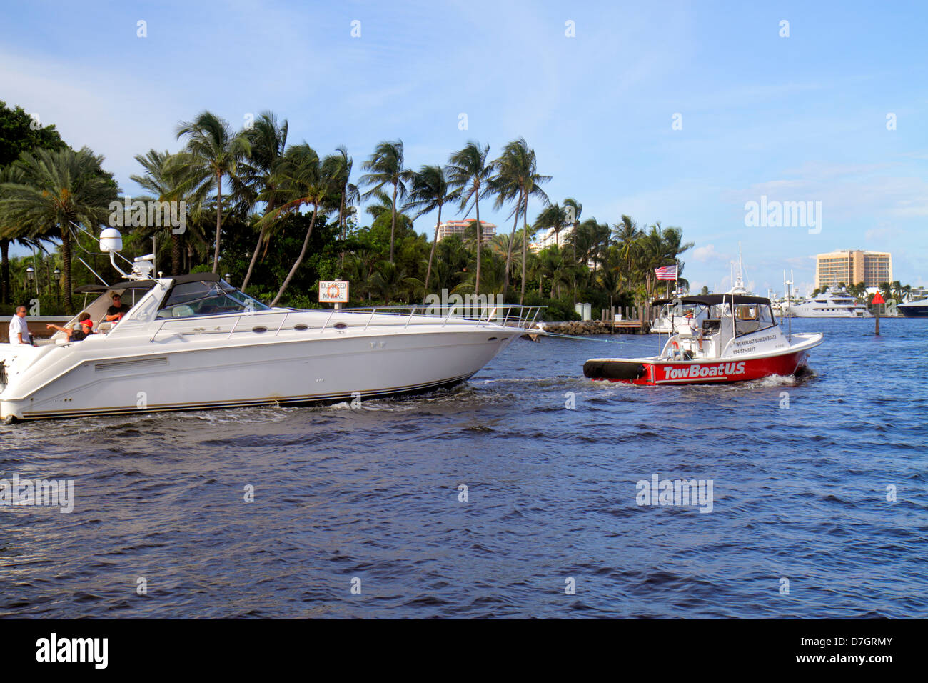 Florida Ft. Fort Lauderdale,Intracoastal New River water Sound,boat