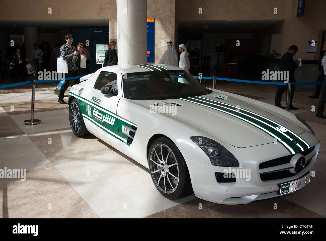 Dubai Police Mercedes SLS Coupe Patrol Car Stock Photo Alamy