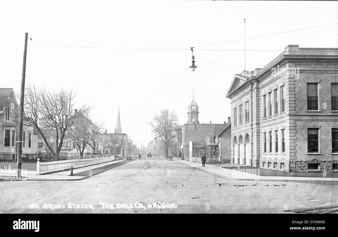 Second Street, The Dalles, Oregon Stock Photo Alamy