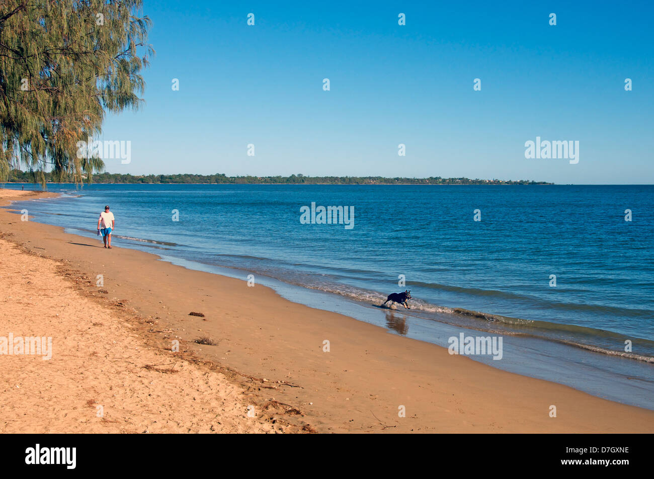 Hervey Bay beach Queensland Australia Stock Photo