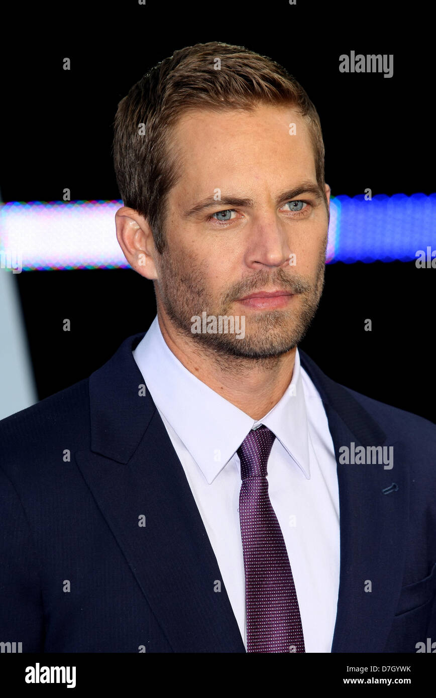 PAUL WALKER FAST & FURIOUS 6. WORLD PREMIERE LEICESTER SQUARE LONDON  ENGLAND UK 07 May 2013 Stock Photo - Alamy