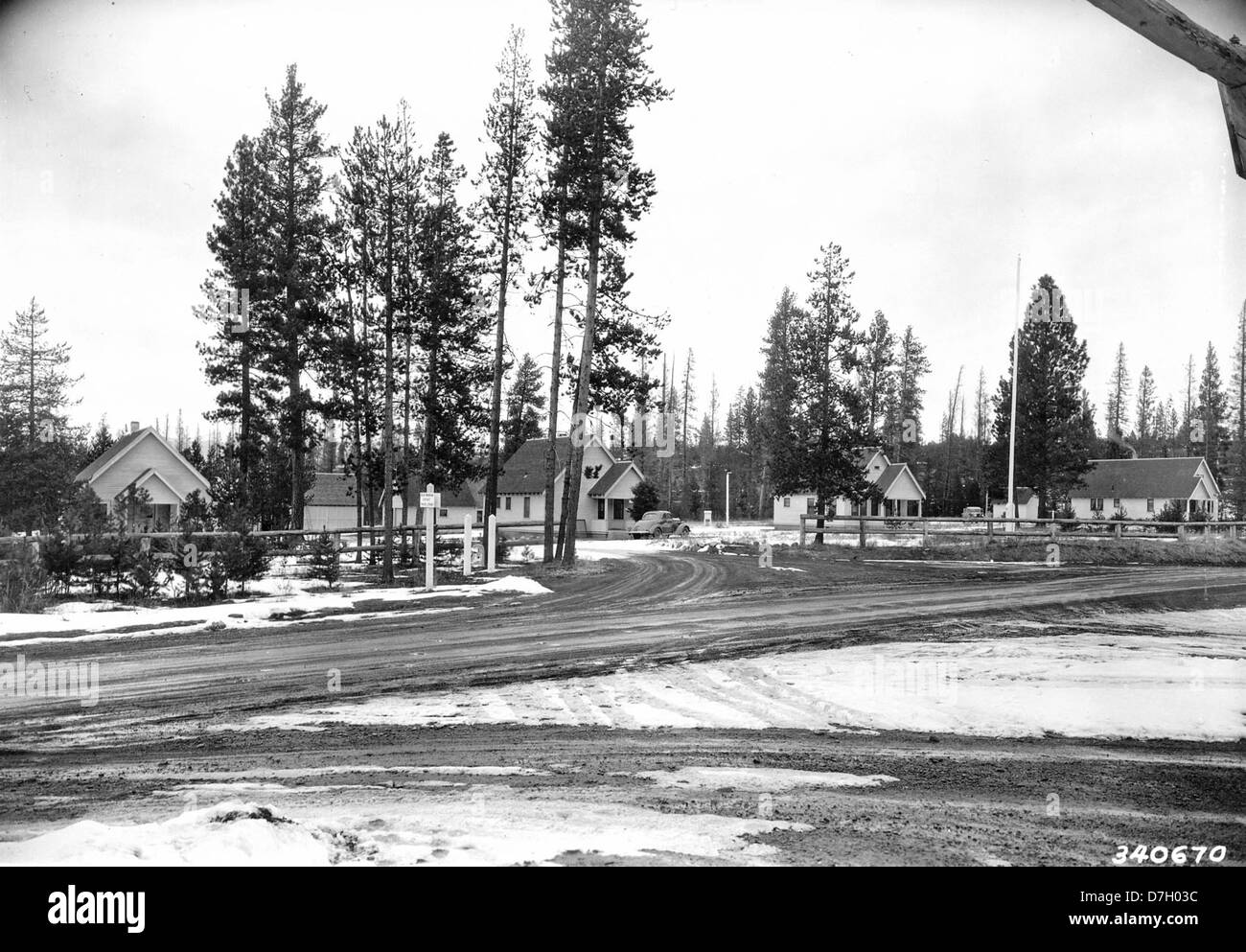 Blue Mountain Ranger Station, Whitman National Forest Stock Photo Alamy