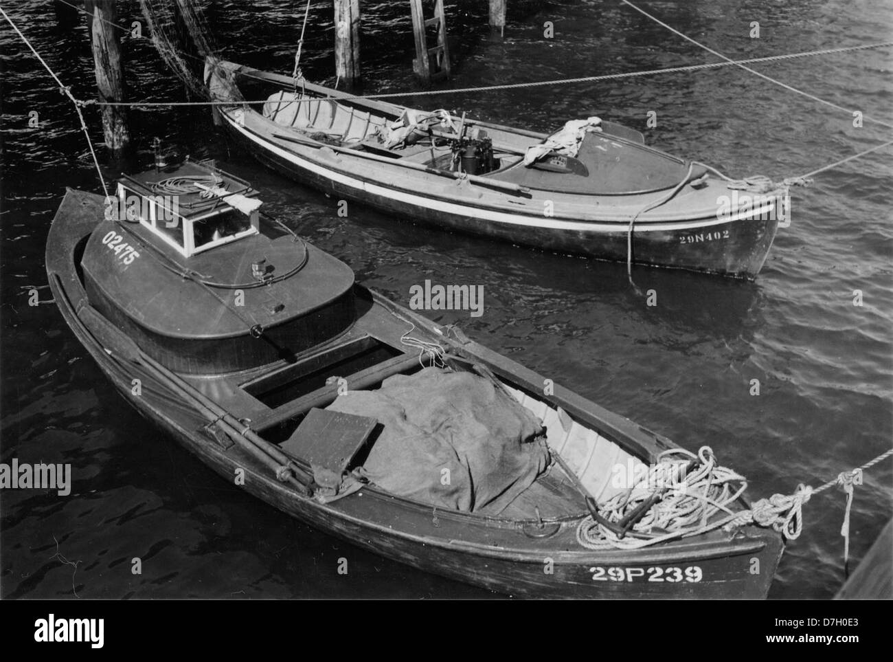 Collection of boats Black and White Stock Photos & Images - Alamy