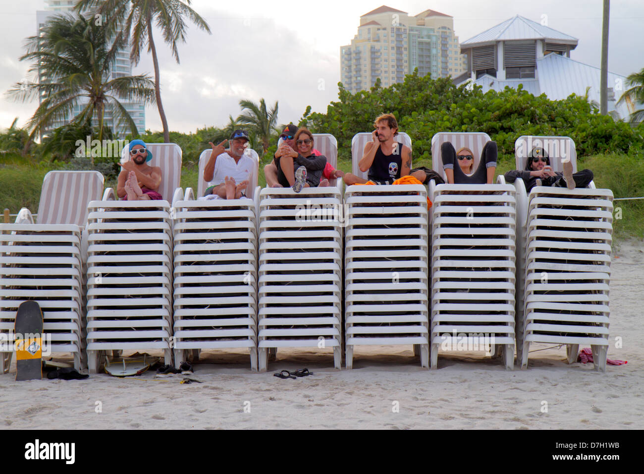 Miami Beach Florida,Atlantic Ocean,water,Hispanic man men male,woman