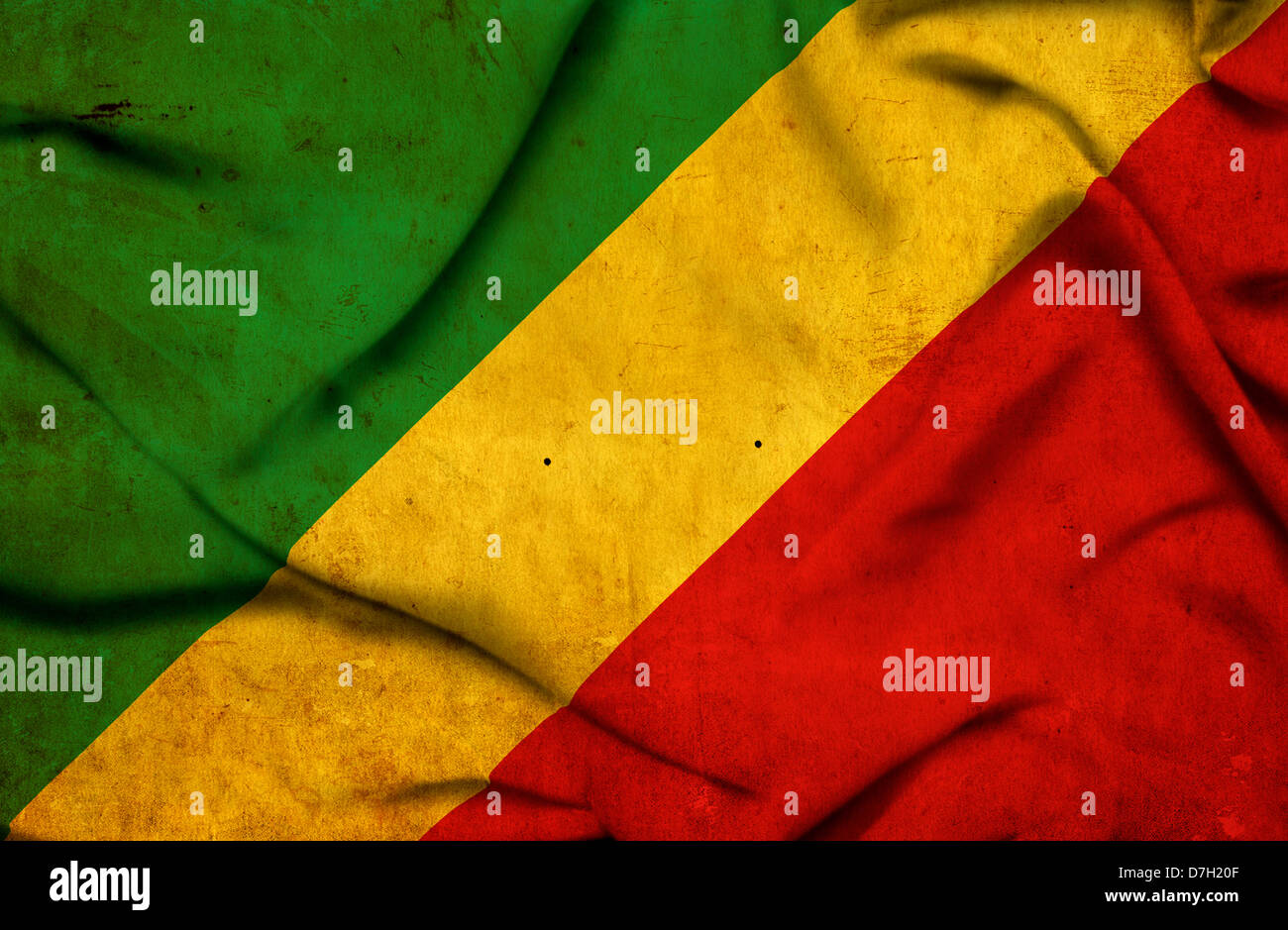 Congo Republic waving flag Stock Photo - Alamy