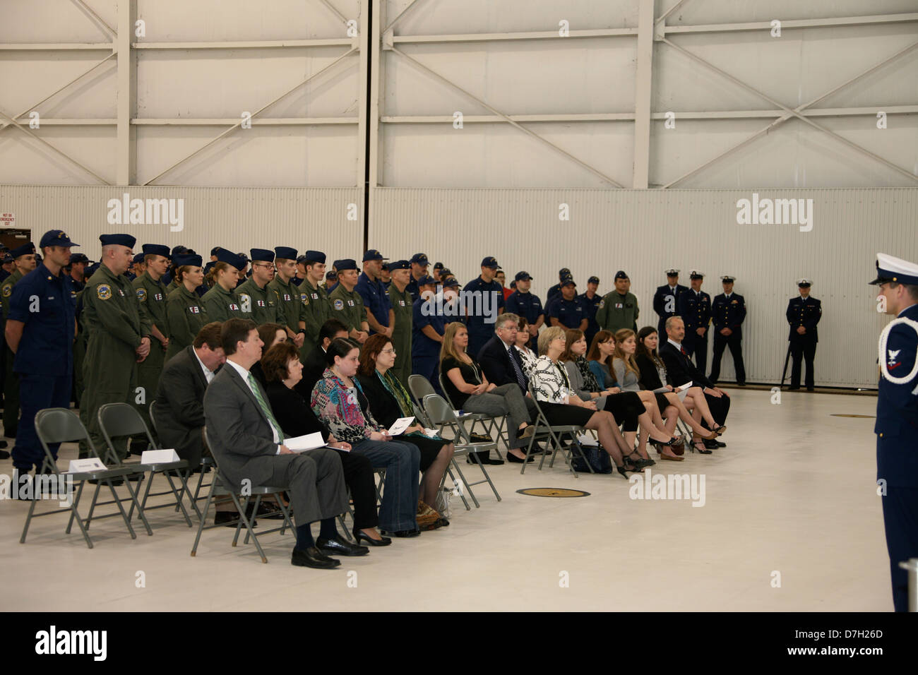 Petty Officer 3rd Class Robert A. Roberts funeral Stock Photo