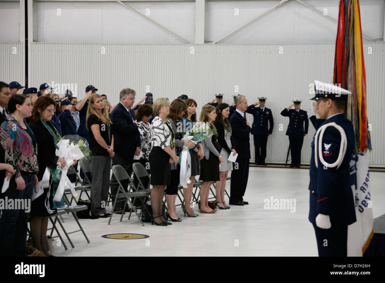 Petty Officer 3rd Class Robert A. Roberts funeral Stock Photo