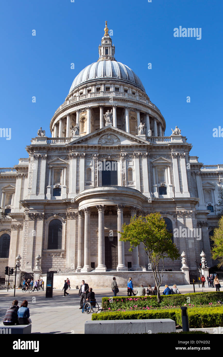 St Paul's Cathedral in London. Stock Photo