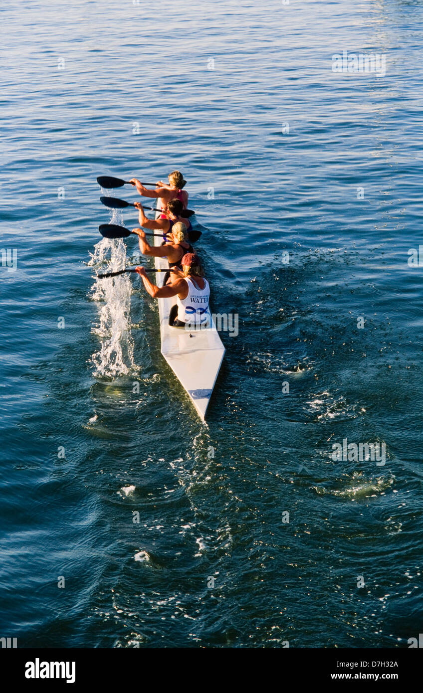 Rowing club, Miami Stock Photo