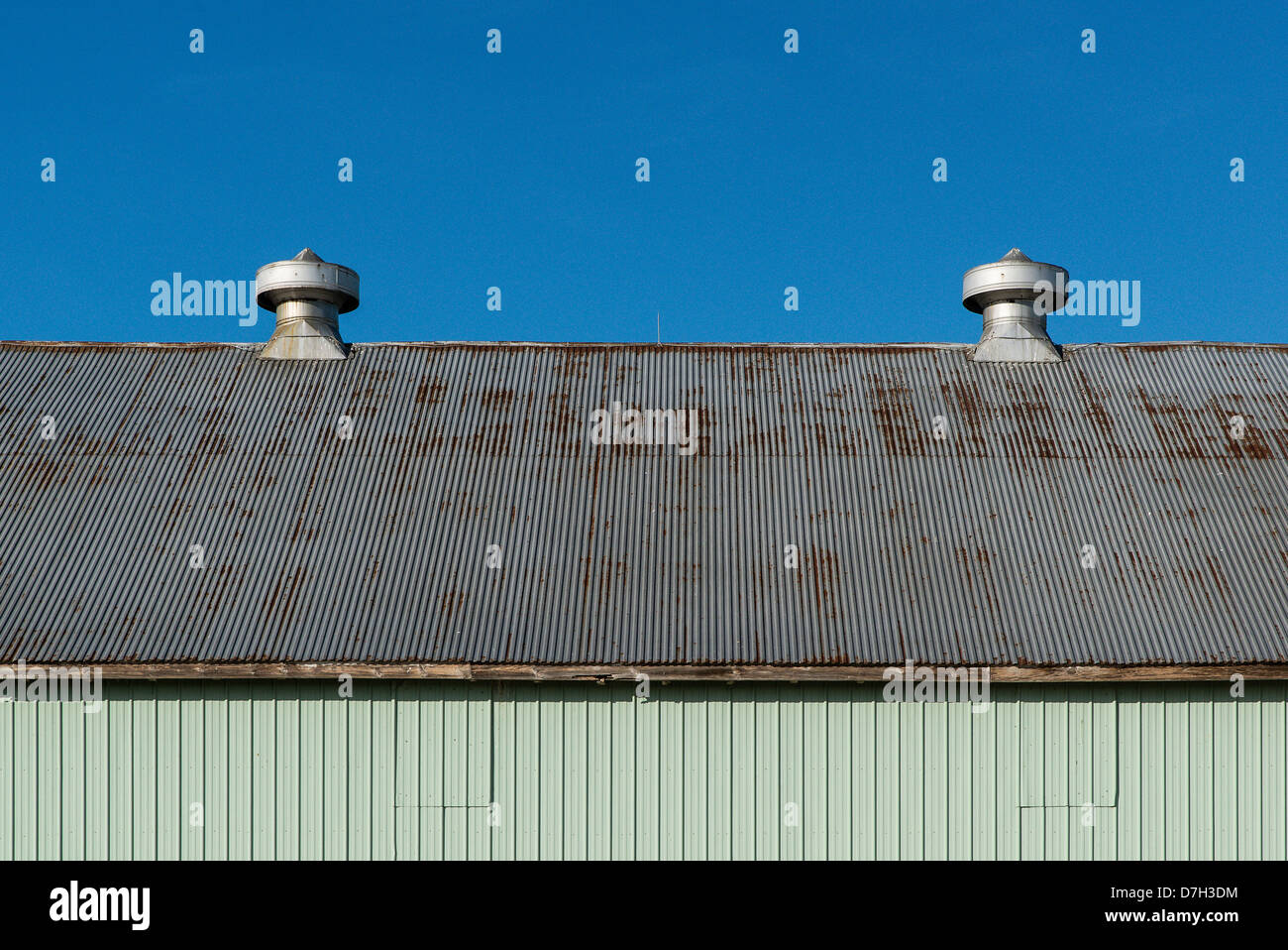 Barn detail Stock Photo