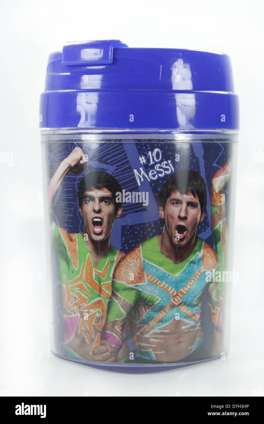 Kaka , Fernando Torres , Lionel Messi advertisment on Pepsi cup Stock Photo
