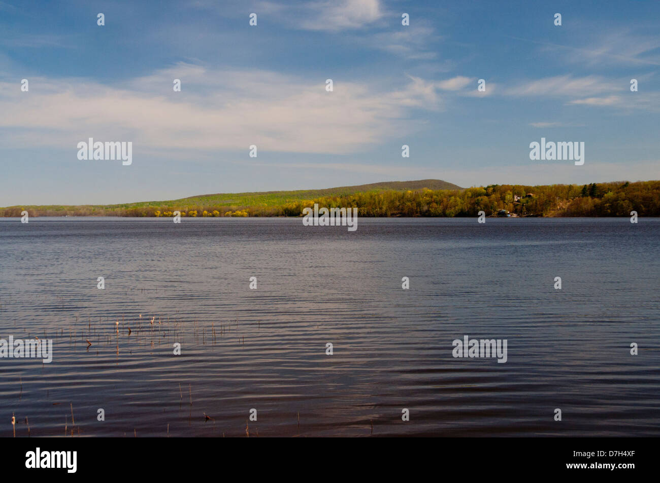 The Ottawa River, near Hudson, Quebec. Stock Photo