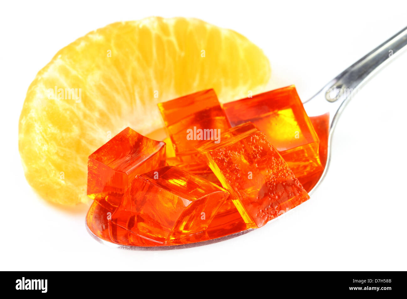 Orange Jelly with fresh oranges Stock Photo Alamy
