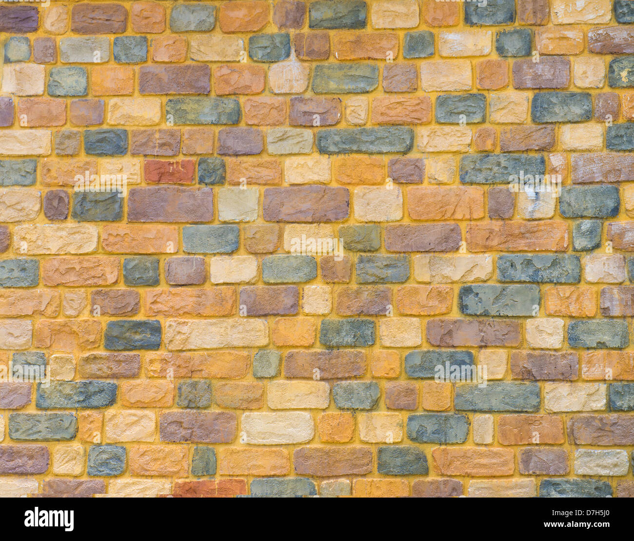 yellow brick wall for background texture purpose Stock Photo Alamy