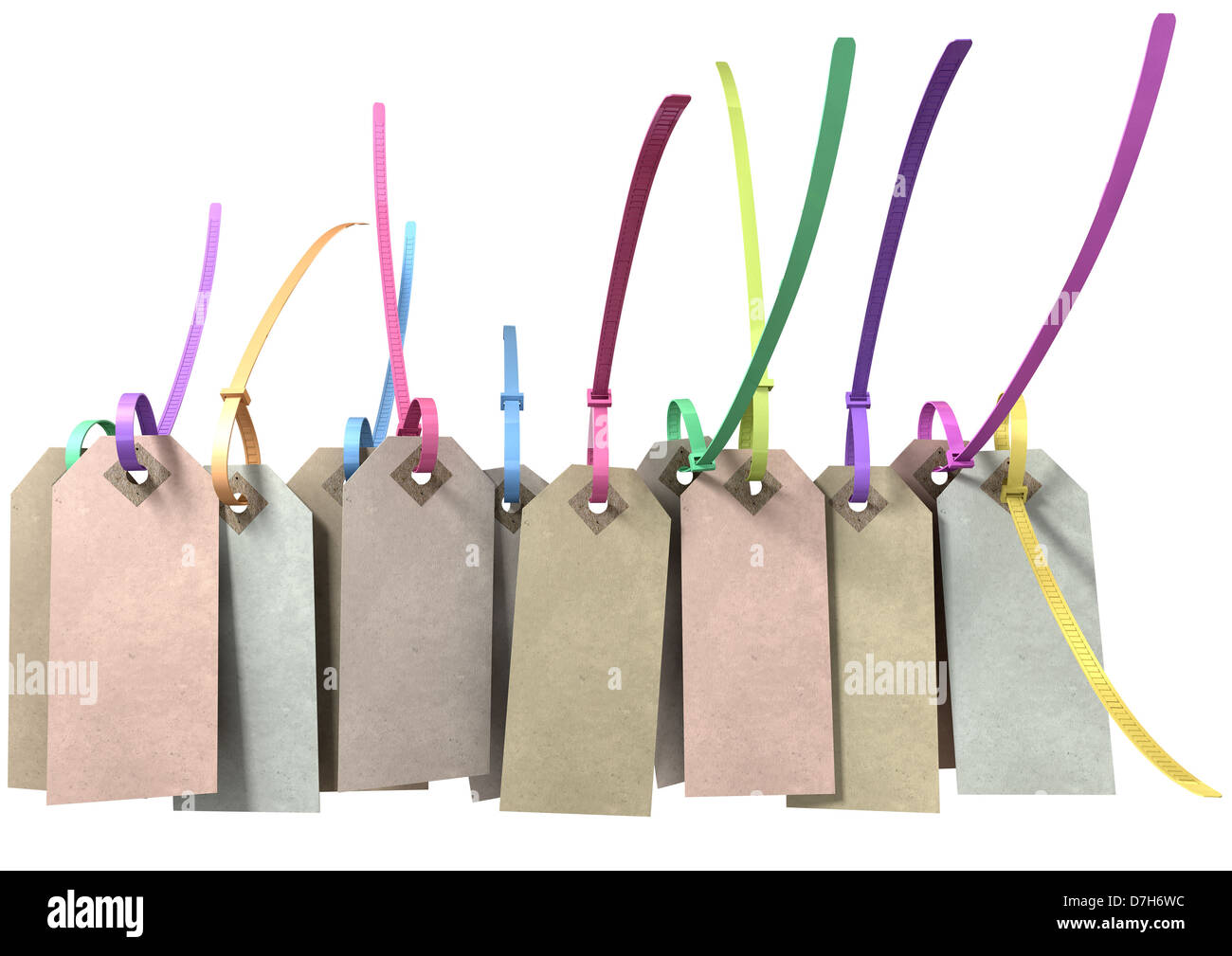 A Collection Of Paper Tags With Colourful Zip Ties Attached Through Their Eyelets On An Isolated Background Stock Photo Alamy<script async src=