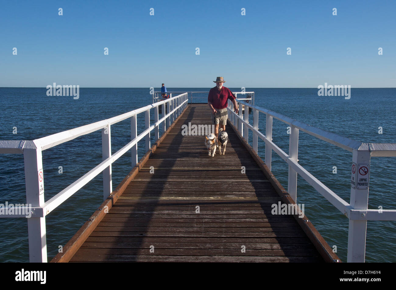 Scarness pier Hervey Bay Queensland Australia Stock Photo