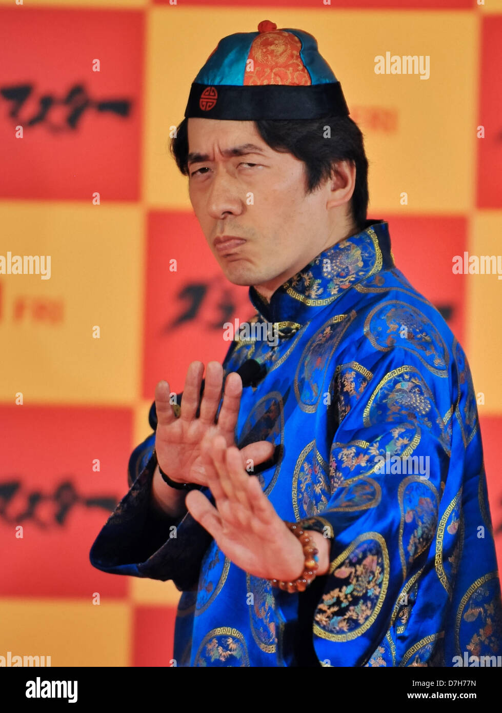 Tokyo, Japan. 7th May 2013. Jimon Terakado(Dacho club. Member of Comedian Group Dach Club, Jimon Terakado attends an event for 'The Grandmaster' in Tokyo, Japan, on May 7, 2013. The film will open on May 31 in Japan. (Photo by AFLO/Alamy Live News) Stock Photo