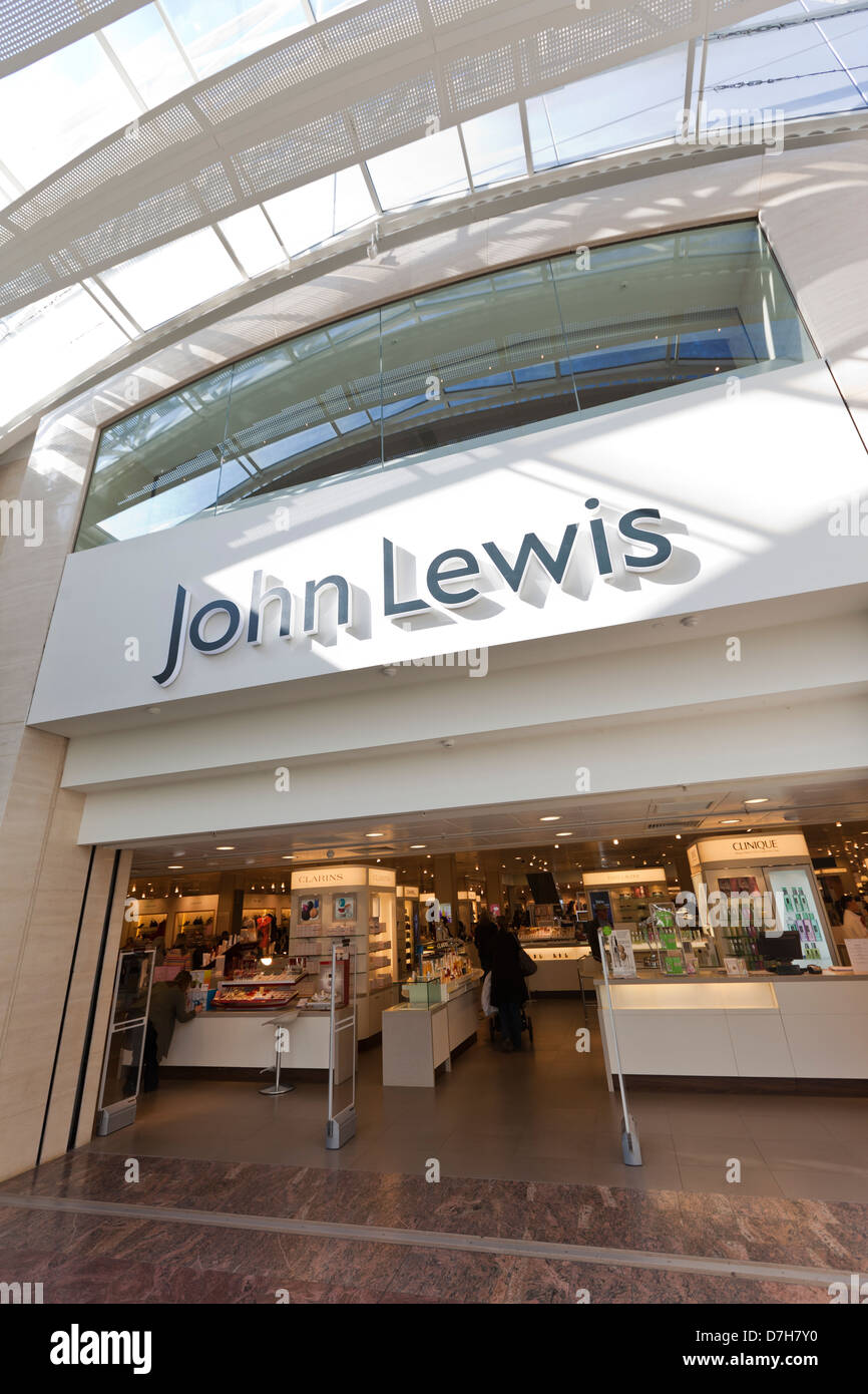 BRISTOL, UK - MARCH 14 : Front entrance of the John Lewis department store at Cribbs Causeway in Bristol on 14th March 2011. Stock Photo