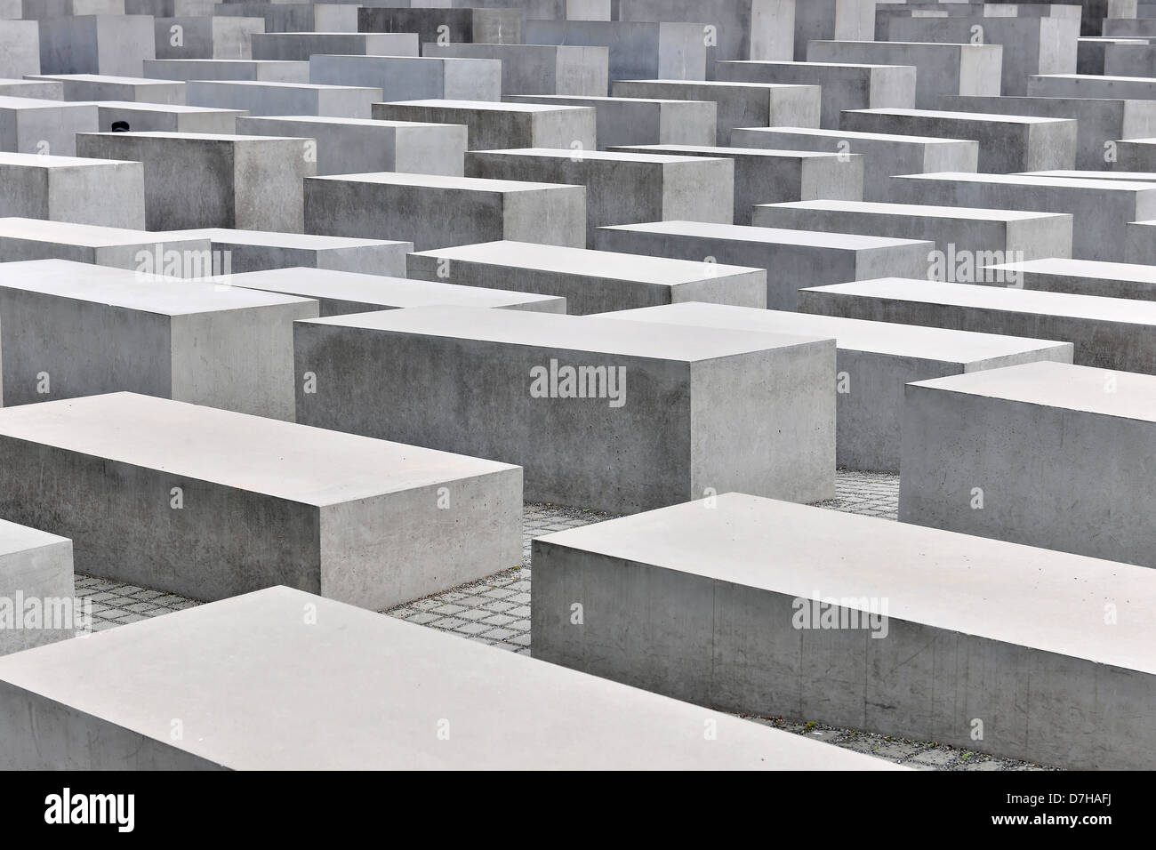 The Holocaust Memorial in Berlin Stock Photo