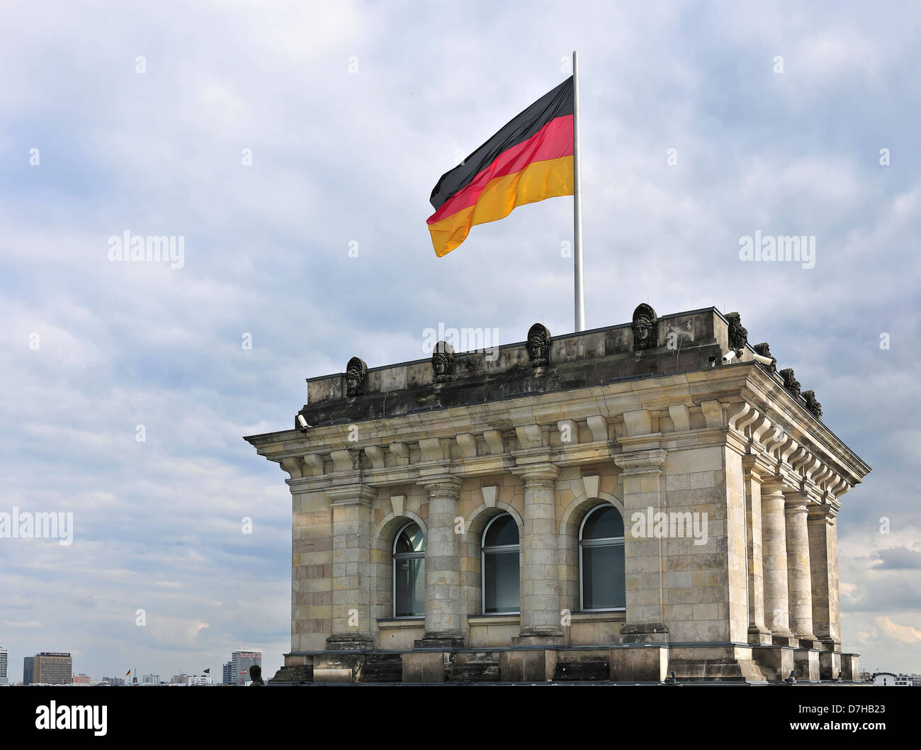 The German Reichstag in Berlin Stock Photo