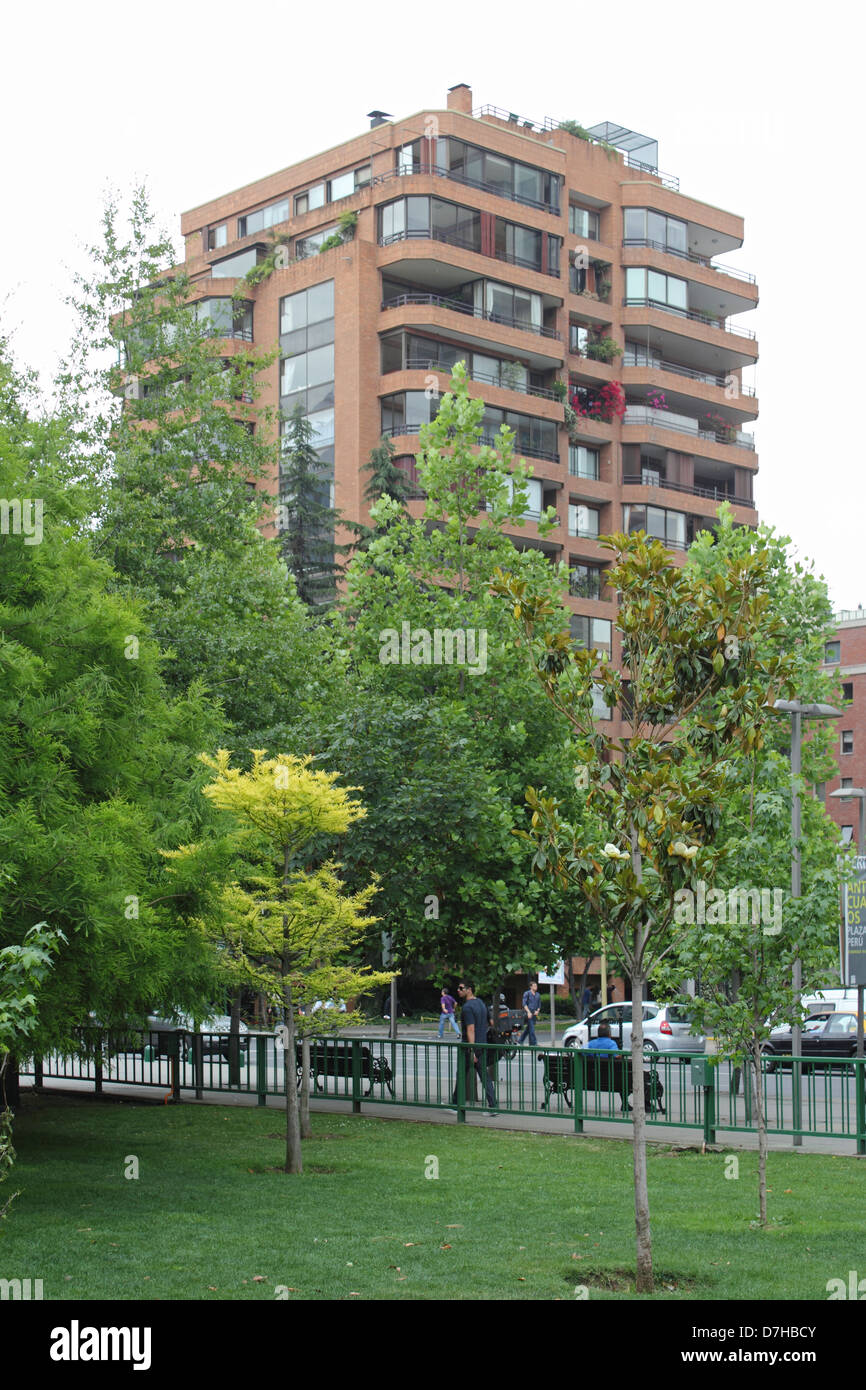 Santiago de Chile Metropolitana nahe edificio don Carlos Stock Photo