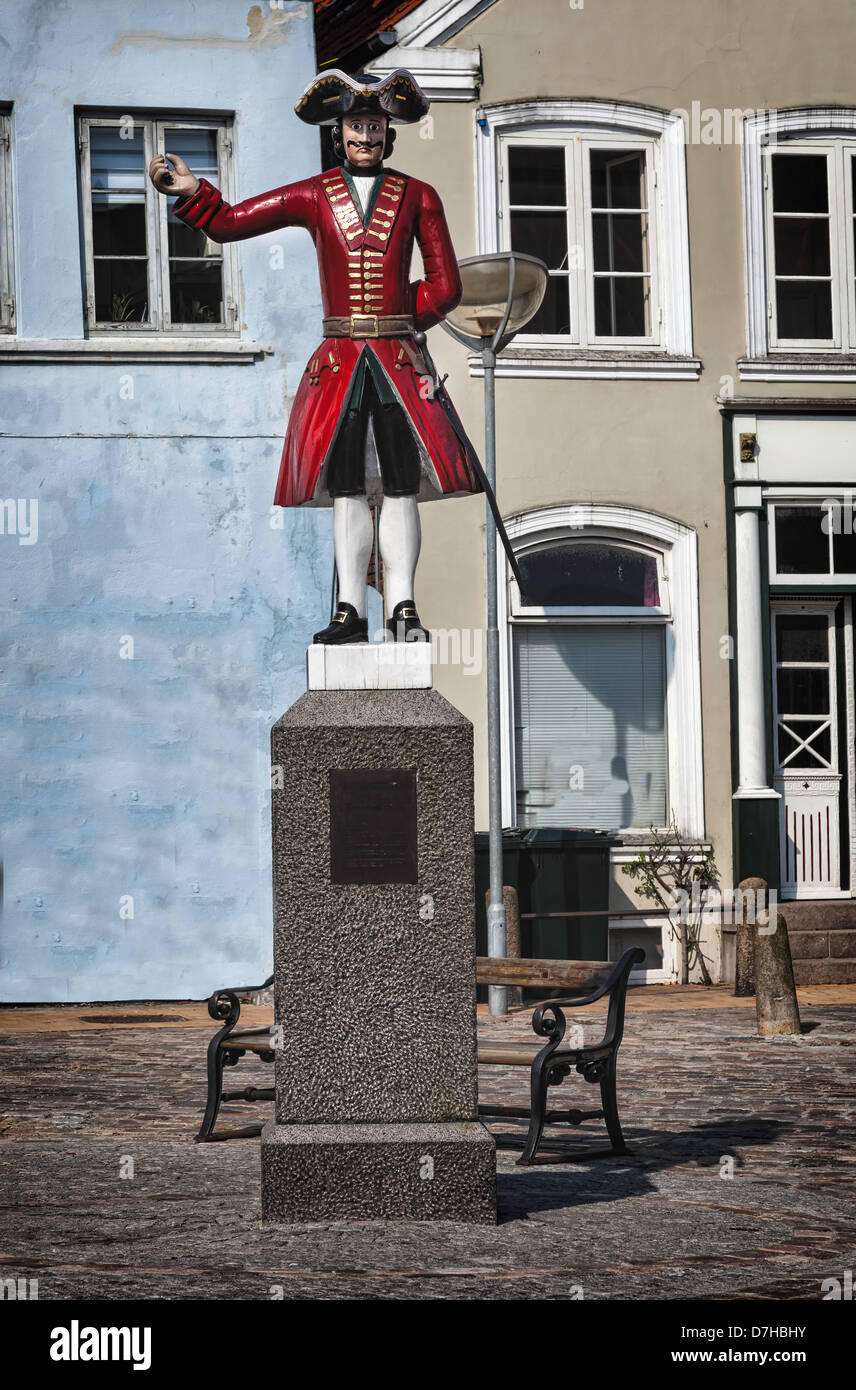 The Kagmand statue in Tonder, Denmark. A sign for infamy Stock Photo ...