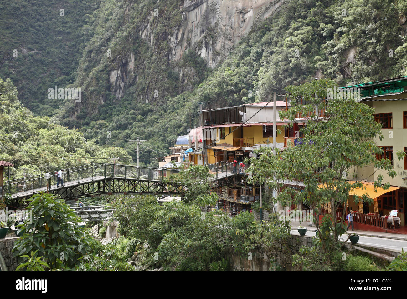 Peru Aguas Calientes Stock Photo