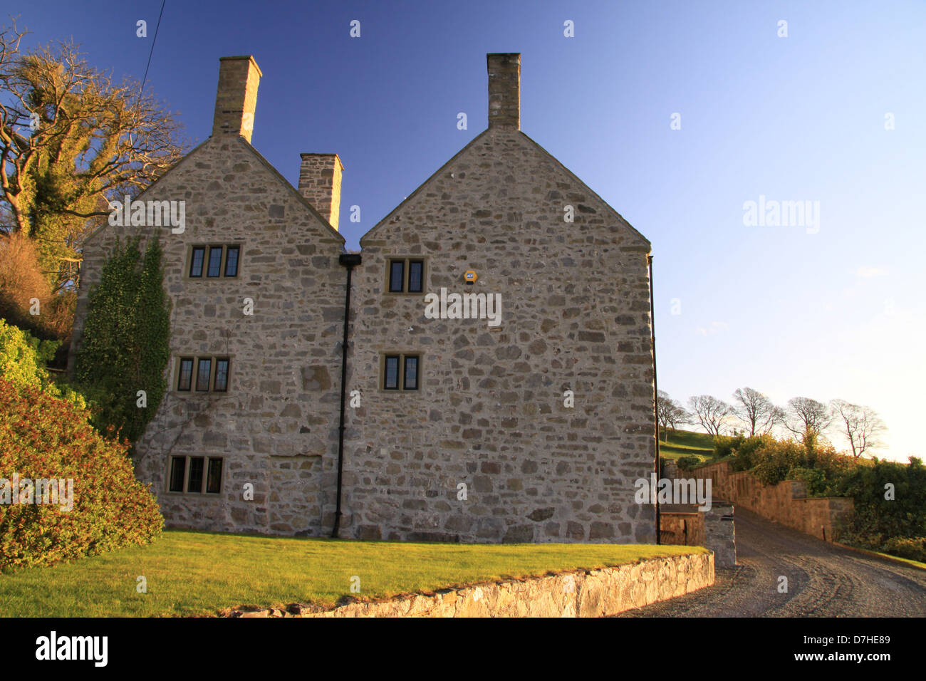 Exterior photos of Elizabethan manor house Pentre Cwm, Cwm, Dyserth