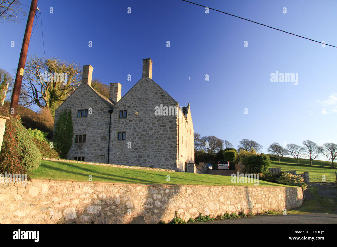 Exterior photos of Elizabethan manor house Pentre Cwm, Cwm, Dyserth