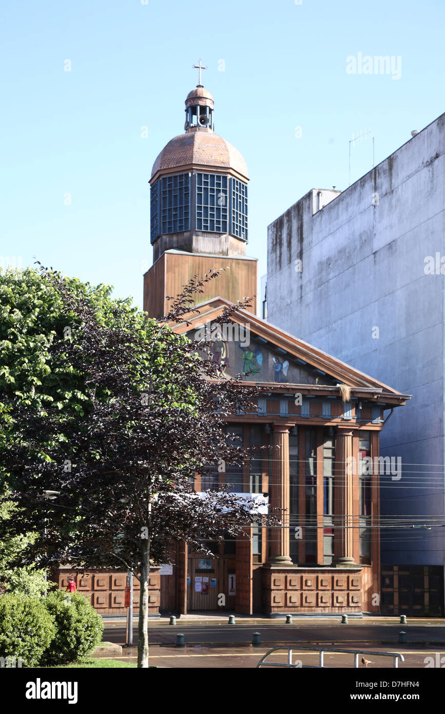 Chile Puerto Montt Cathedral Stock Photo