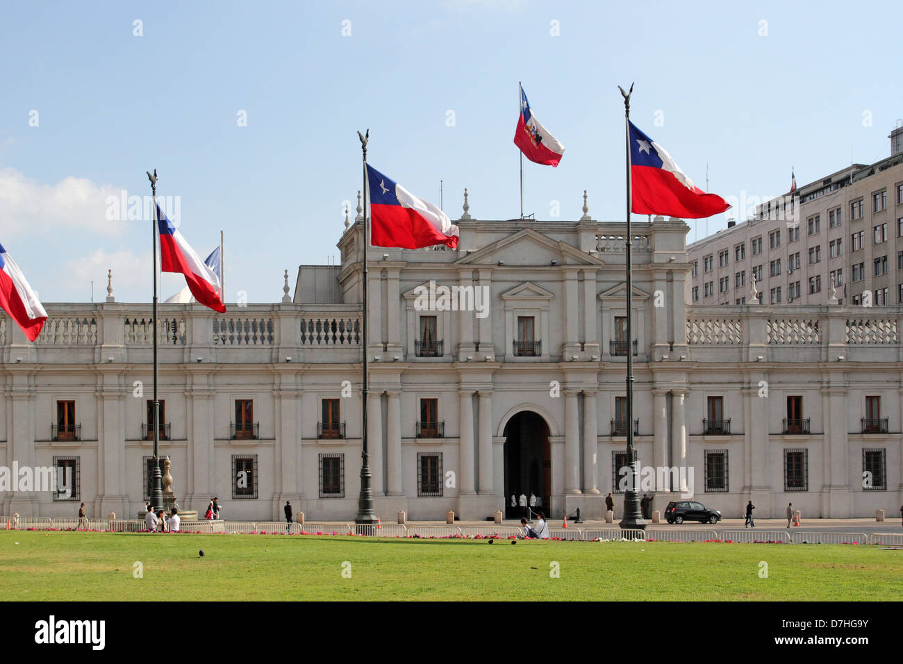 Santiago la moneda palast hi-res stock photography and images - Alamy