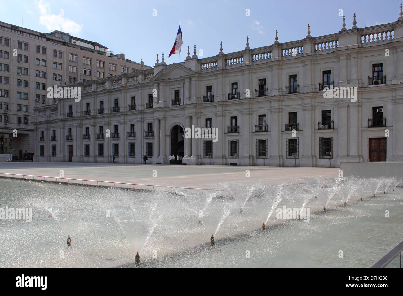 Santiago de Chile Palacio de La Moneda Government palace Stock Photo ...
