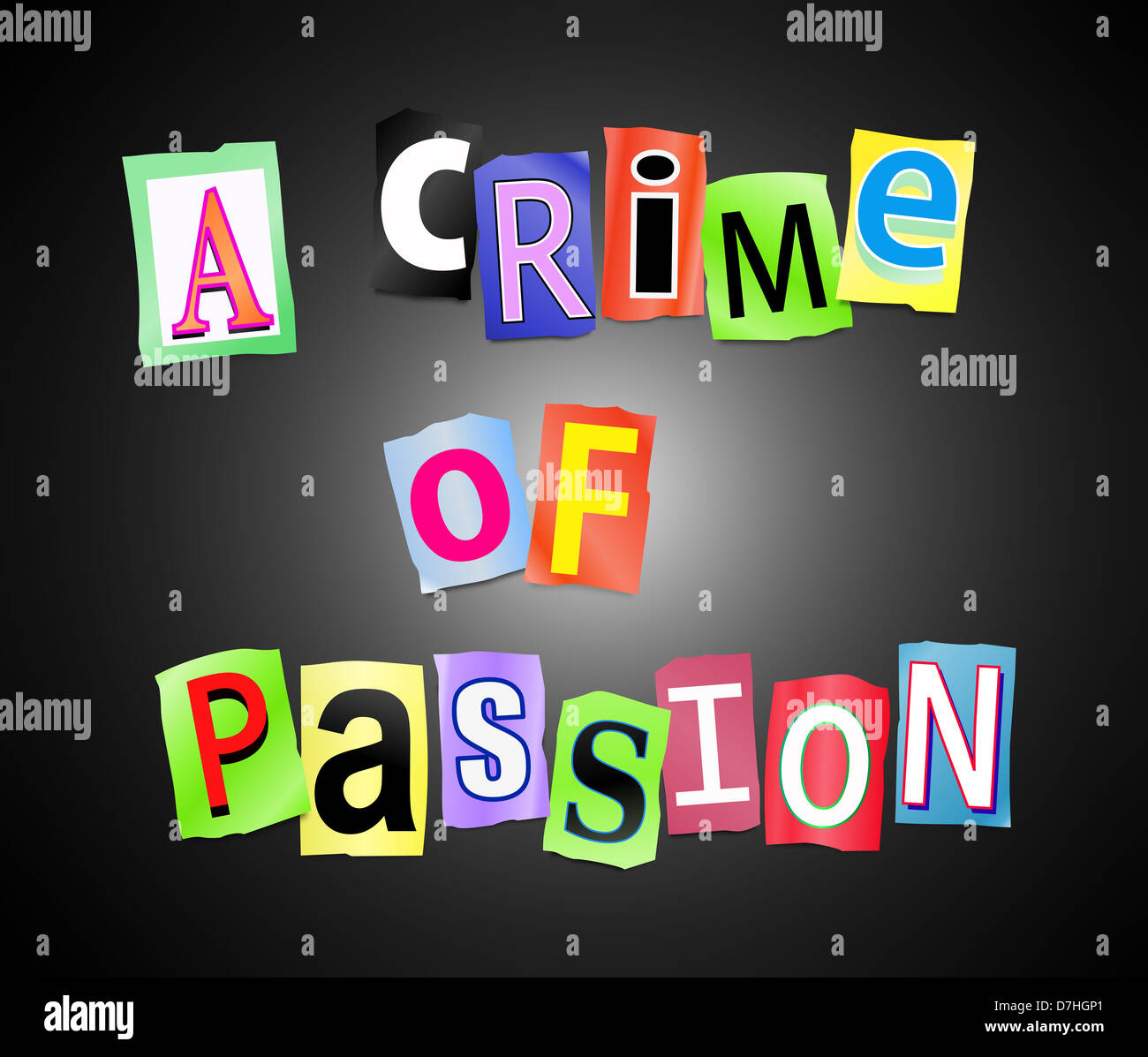 A crime of passion Stock Photo Alamy