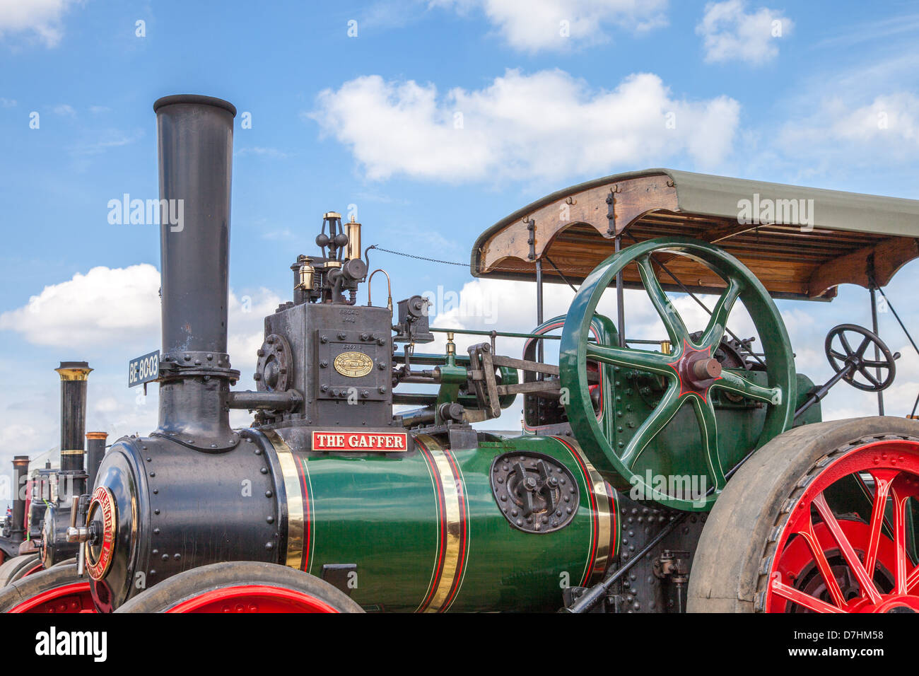 Steam Traction Engine Stock Photo Alamy