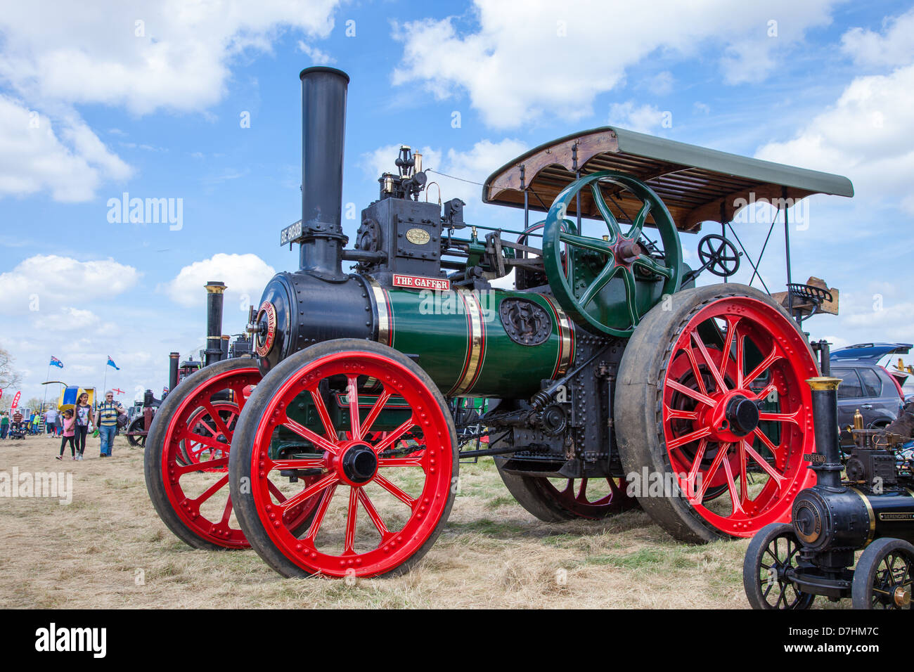 Steam Traction Engine Stock Photo Alamy