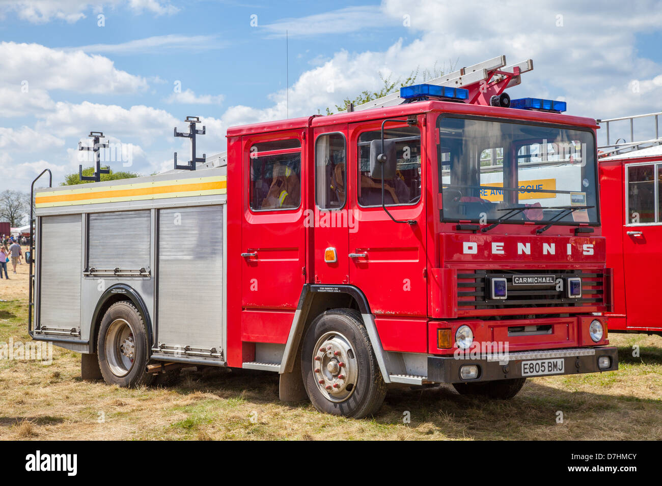 Dennis Fire Engine Stock Photo
